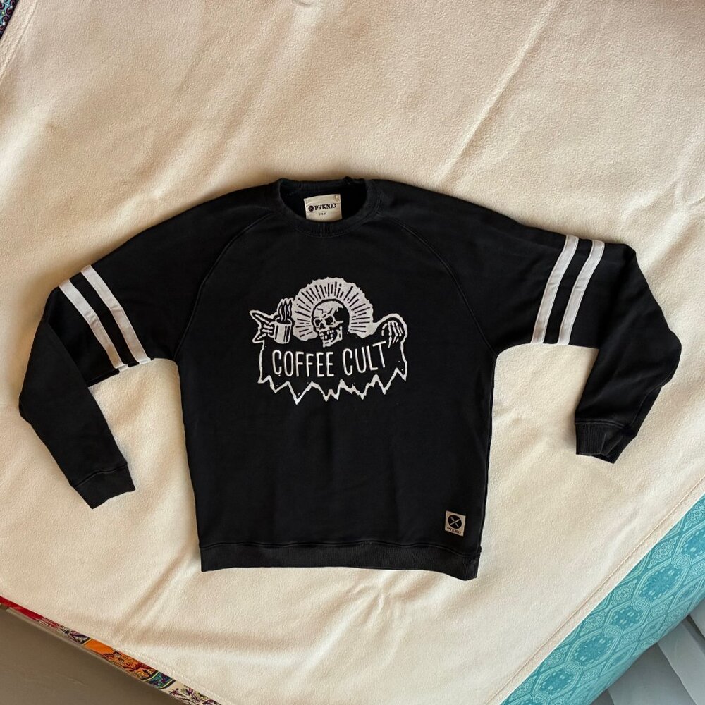 Coffee Cult Black Graphic Hoodie Sweatshirt - Picture 2 of 7